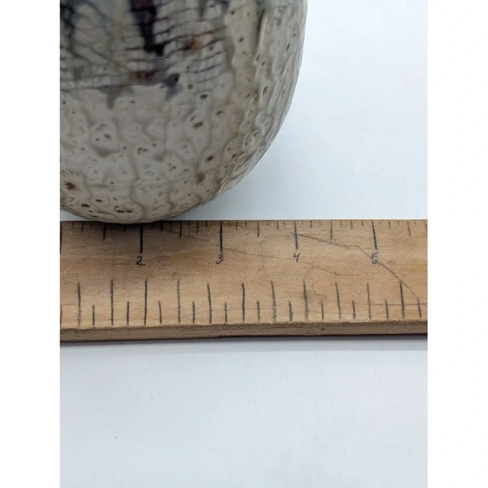 Handmade Signed Stoneware Studio Pottery‎ Vase 9